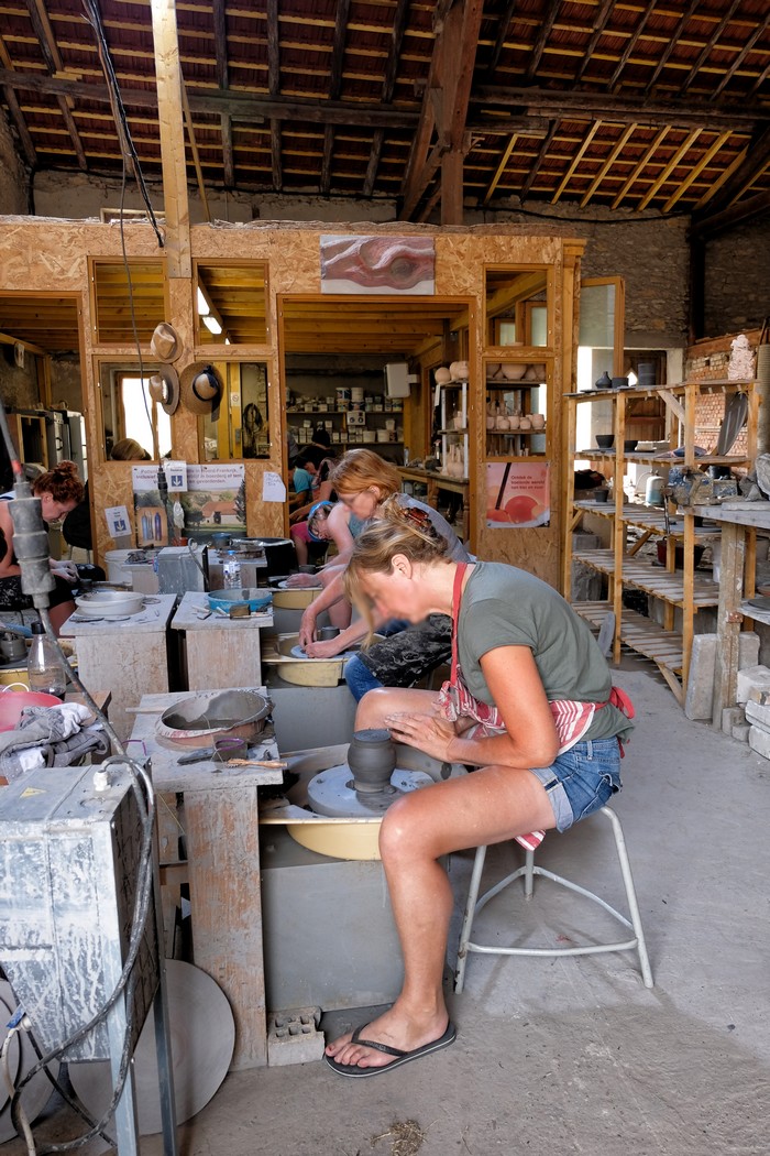 Poterie Tourner
          en Groupe